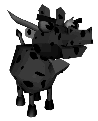 textured cow